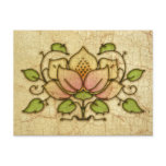 Flower And Vine Motif Postcard