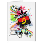Flower Angola Greeting Card