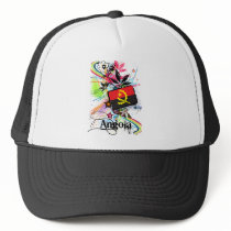 Flower Angola Mesh Hats