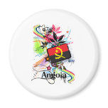Flower Angola magnets