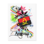 Flower Angola postcards