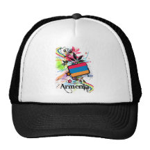 Flower Armenia Mesh Hats