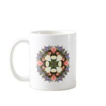 Flower Arrangement Water Colour Mandala Coffee Mugs