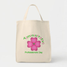 Flower Art Administrative Professionals Day Bags