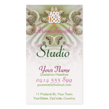 Flower Art Macro : Stamen Butterfly Business Card