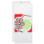 Flower Art rack cards