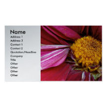 Flower - At the centre of it all Business Card Template