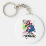 Flower Australia Key Chains