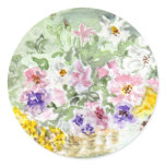 'Flower Basket' Sticker