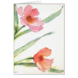 flower blank card