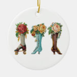 Flower Boots Ornament