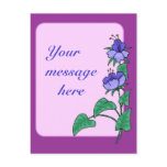 Flower Border Postcard