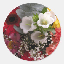 Flower bouquet stickers