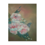 Flower Bouquet with Butterfly Postcard