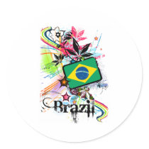 Flower Brazil Sticker