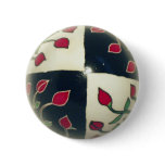 Flower Bud Pysanka Button