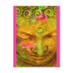 Flower Buddha Post Card