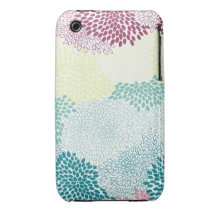 "Flower Burst" Rainbow of Colours iPhone 3 Cases
