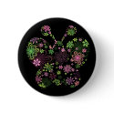 Flower butterfly ICON buttons