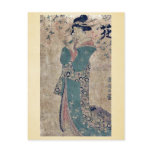 Flower by Utagawa, Toyokuni Ukiyoe Postcard