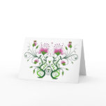 Flower Card or Invitation:  Flower Symmetry