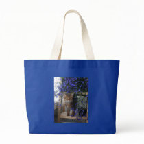 Flower Cat Tote Bags
