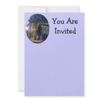 Flower Cat Custom Invitations