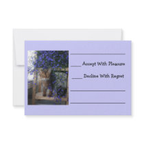 Flower Cat Personalized Announcement