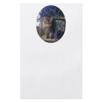 Flower Cat Oval Personalized Flyer