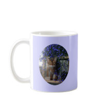 Flower Cat (oval) Mugs