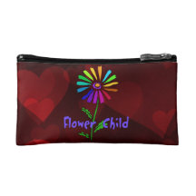 Flower Child Cosmetics Bags