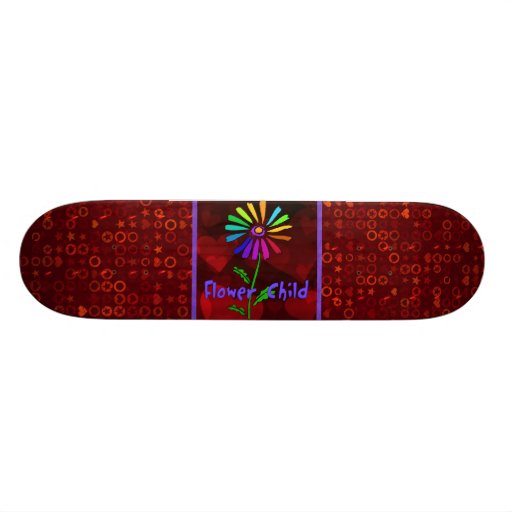 Flower Child Custom Skate Board