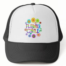 FLOWER CHILD TRUCKER HAT
