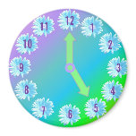 FLOWER CLOCK magnets