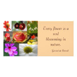 Flower Collage Photo Card photo cards