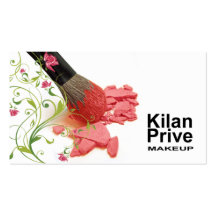 "Flower Cosmetics" - Makeup Artist, Cosmetologist Business Card