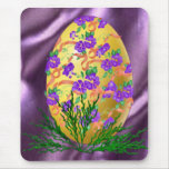 Flower Decorated Egg Mousepad