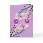 Flower Design Birthday cards