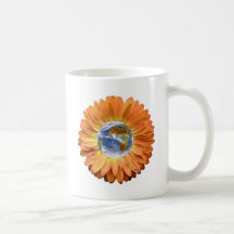Flower Earth design! Coffee Mugs