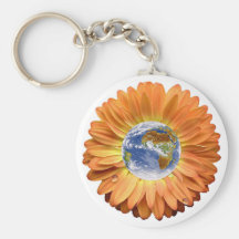 Flower Earth design! Keychains
