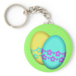 Flower Easter Egg Duo keychains