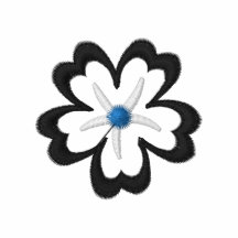 Flower Embroidered Women's longsleeve T-Shirt