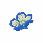 Flower Embroidered Women's polo Shirt