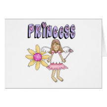 Flower Fairy Princess Greeting Card