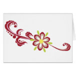 flower floral 5 greeting cards