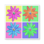 Flower Foursome Magnet