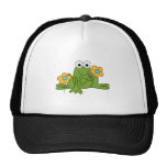 flower froggy frog trucker hat