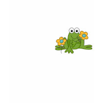 flower froggy frog tee shirt