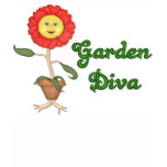 Flower Garden Diva t-shirts