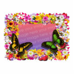 Flower Garden Frame 4X6 photo sculptures